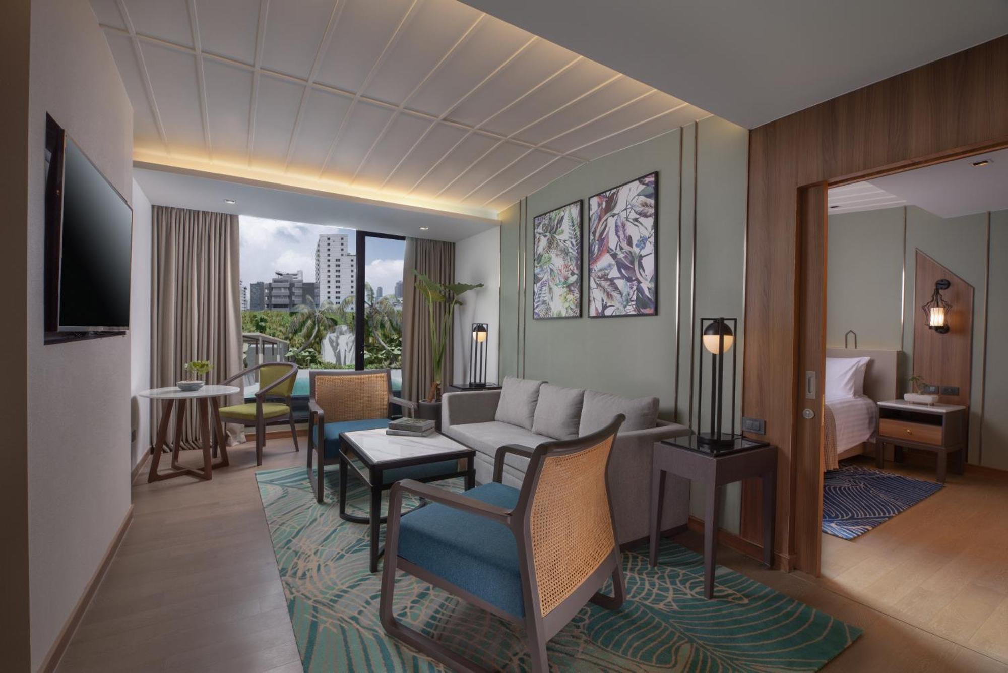 Nysa Hotel Bangkok Sukhumvit 11 外观 照片 A suite at the hotel